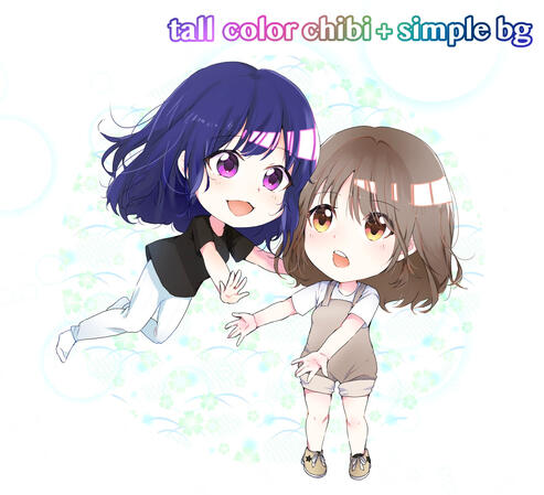 tall chibi (two person)